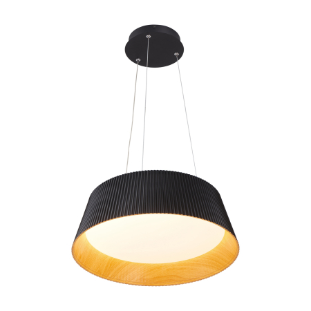 Lampa suspendata LED FRILL, negru/lemn, 45 cm - Step into Design [8]