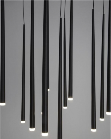 Lampa suspendata LED GIONO, negru, 3000K, 2280 lm, diametru 50 cm - NOVA LUCE [3]