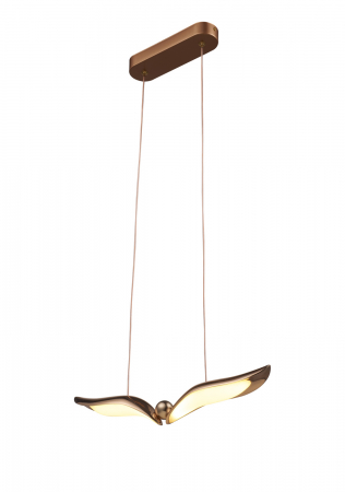Lampă suspendată led Gufo, auriu-rose, 36 cm - Step into Design [3]