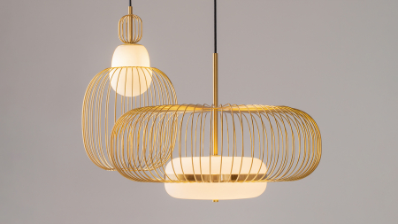 Lampă suspendată LED LEVITATION, alamă/alb, 3000K, diametru 50 cm - MAYTONI MOD376PL-L30G3K [7]