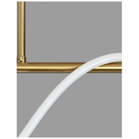 Lampa suspendata LED TIRIAC, auriu/alb, 3000K, 3146 lm, lungime 90 cm - NOVA LUCE [2]