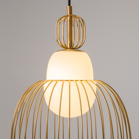 Lampă suspendată LEVITATION, alamă/alb, 25.8 cm - MAYTONI MOD376PL-01G1 [1]
