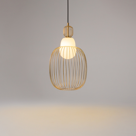 Lampă suspendată LEVITATION, alamă/alb, 25.8 cm - MAYTONI MOD376PL-01G1 [3]