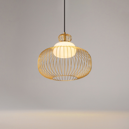 Lampă suspendată LEVITATION, alamă/alb, 1*G9, diametru 34.5 cm - MAYTONI MOD376PL-01G [6]