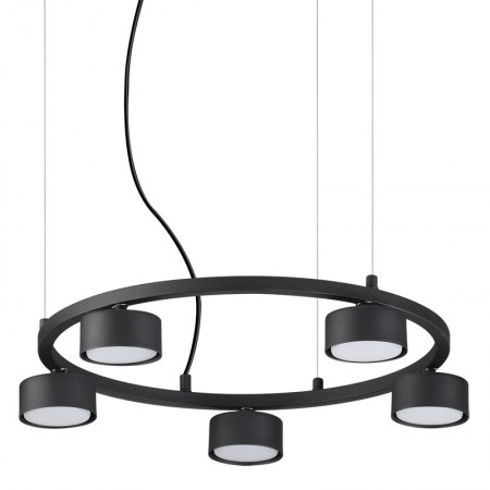 PROMOTII - Lampa suspendata MINOR ROUND, negru, 5*GX53, diametru 50 cm - IDEAL LUX