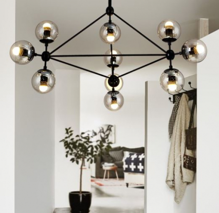 Lampă suspendată ASTRIFERO 10, neagră - Step into Design [6]