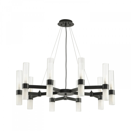 Iluminat zona dining - Candelabru CANDELA-10, negru, 85 cm - Step into Design
