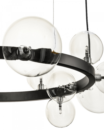 Lampă suspendată ORION neagră, 85 cm - Step into Design [3]