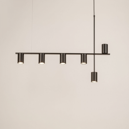 Lampa suspendata VENDO VI, negru, 6*GU10, lungime 90 cm - SIGMA [1]