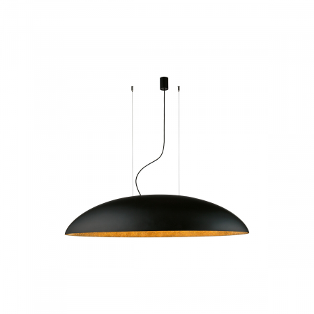 Lampi suspendate - Lampa suspendata CANOE, negru/auriu, lungime 117 cm - NOWODVORSKI 7926