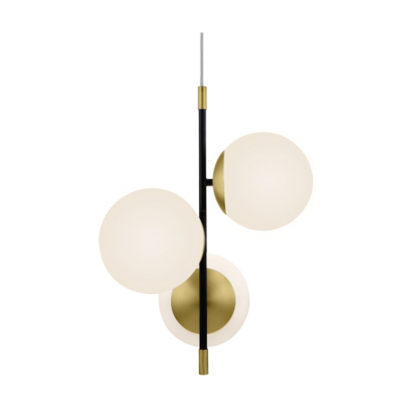 Lampa suspendata NOSTALGIA, auriu/negru, 3*E14, 40W, inaltime 43 cm - MAYTONI [2]