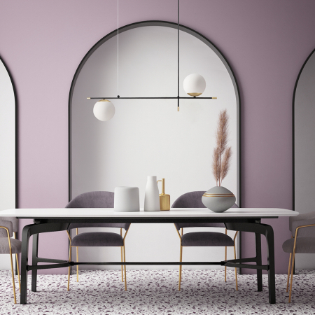 Lampa suspendata NOSTALGIA LINEAR, auriu/negru, lungime 95 cm - MAYTONI [3]