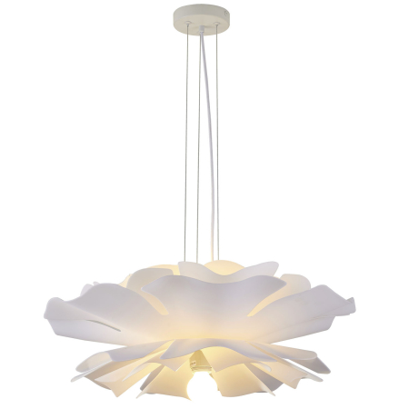 Lampi suspendate - Lampă suspendată PEONY albă, 50 cm - STEP INTO DESIGN