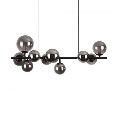 Lampa suspendata PERLAGE SP10, negru/fume, lungime 81 cm - IDEAL LUX