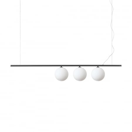 Lampi suspendate - Lampa suspendata PERLINE SP3, negru, lungime 120.5 cm - IDEAL LUX