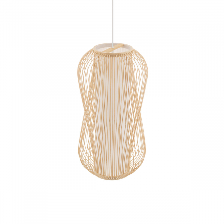 Lampa suspendata PUKET L, lemn/alb, 1*E27, diametru 30 cm - NOWODVORSKI [3]