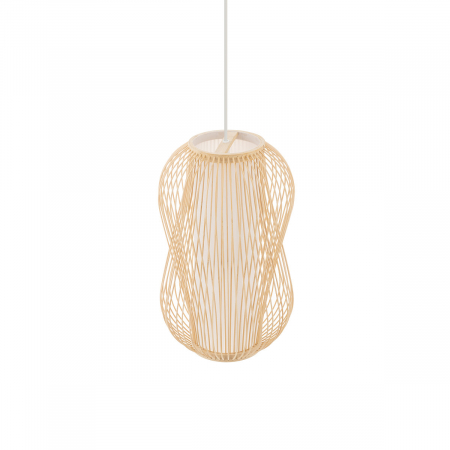 Lampa suspendata PUKET M, lemn/alb, 1*E27, diametru 26 cm - NOWODVORSKI [2]