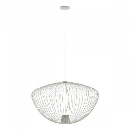 Corpuri de iluminat - INTERIOR - Lampa suspendata PUMPKIN L, gri deschis, 1*GU10, diametru 70 cm - NOWODVORSKI 11251