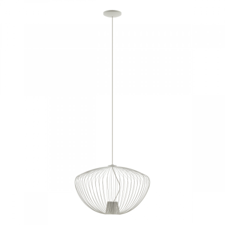Corpuri de iluminat - INTERIOR - Lampa suspendata PUMPKIN M, gri deschis, 1*GU10, diametru 54.5 cm - NOWODVORSKI 11244