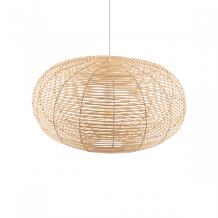Lampa suspendata RATTAN L, lemn/alb, 1*E27, diametru 79 cm - NOWODVORSKI [4]