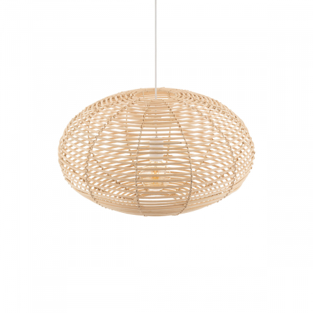 Lampa suspendata RATTAN M, lemn/alb, 1*E27, diametru 60 cm - NOWODVORSKI [2]