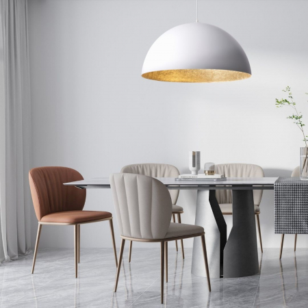 Lampa suspendata SFERA alb/auriu, diametru 35 cm - sigma [3]