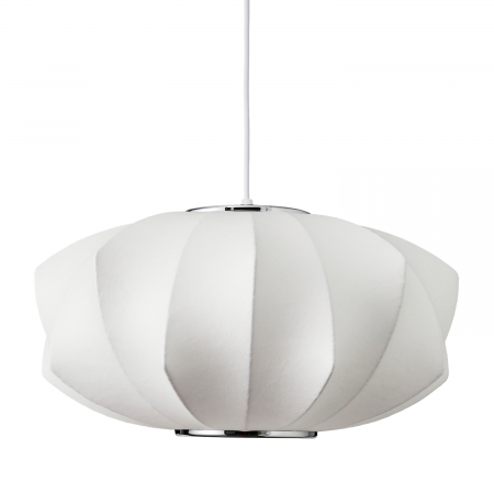 Lustră suspendată SILK V-shape alba, diametru 45 cm [1]