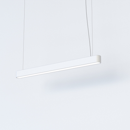 LED - Lampa suspendata SOFT cu tub LED, alb, 3000K, flux 2300 lm, lungime 95 cm - NOWODVORSKI 7547