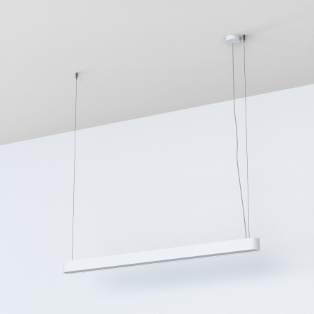 Lampa suspendata SOFT cu tub LED, alb, 3000K, flux 3200 lm, lungime 125 cm - NOWODVORSKI 7537 [3]