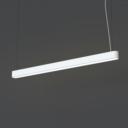 Lampa suspendata SOFT cu tub LED, alb, 3000K, flux 3200 lm, lungime 125 cm - NOWODVORSKI 7537 [2]