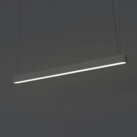 Lampa suspendata SOFT cu tub LED, grafit, 3000K, flux 3200 lm, lungime 125 cm - NOWODVORSKI 7525 [2]