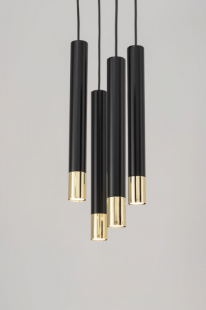 Lampa suspendata alba cu auriu SOPEL GRAND IV, 28 cm - sigma [3]