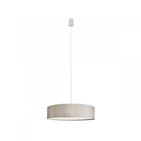 Corpuri de iluminat - INTERIOR - Lampa suspendata TURDA III, gri/alb, 3*E27, 15W, diametru 50 cm - NOWODVORSKI