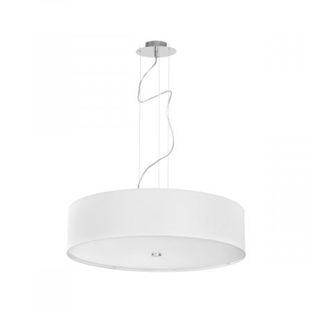 Lampi suspendate - Lampa suspendata VIVIANE alba, 3*E27, 25W, diametru 63 cm - NOWODVORSKI