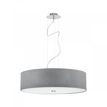 Corpuri de iluminat - INTERIOR - Lampa suspendata VIVIANE, gri/alb, 3*E27, 25W, diametru 63 cm - NOWODVORSKI