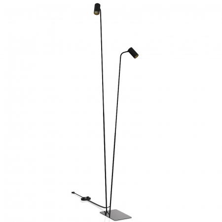 Lampadare - Lampadar MONO II, negru/auriu, inaltime 212 cm - NOWODVORSKI 7718
