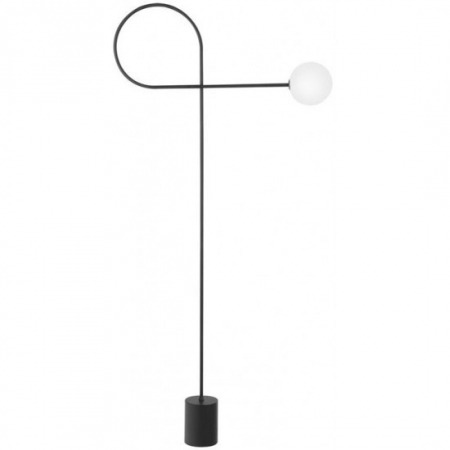 Lampadare - Lampadar DEDALO, negru/alb, 1*G9, inaltime 150 cm - NOVA LUCE