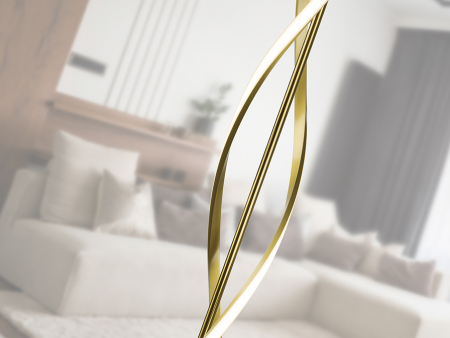Lampadar DIDO auriu, 3000K, inaltime 155 cm - SCHULLER [2]
