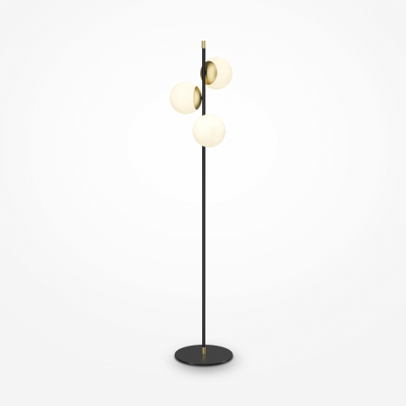 Lampadare - Lampadar NOSTALGIA, auriu/negru, 3*E14, 40W, inaltime 150 cm - MAYTONI