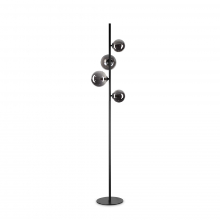 Lampadare - Lampadar PERLAGE PT4 negru/fume, inaltime 164 cm - IDEAL LUX