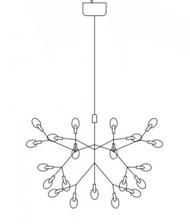 Lampa suspendata cupru LED CHIC BOTANIC S Step into Design [3]
