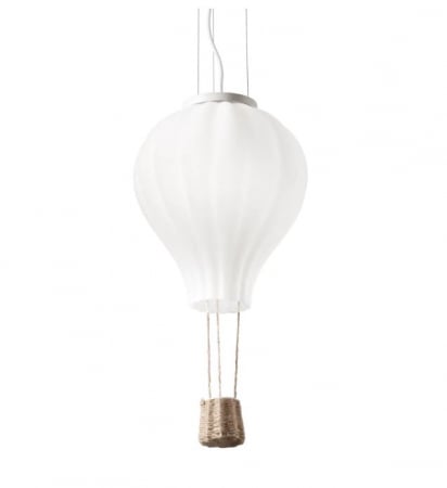 PROMOTII - Lustra copii DREAM BIG, alb, 1*E27, diametru 30 cm - IDEAL LUX