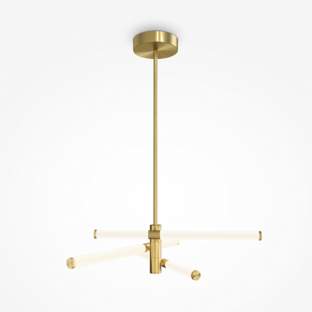 Lampi suspendate - Lustra LED AXIS, alb/auriu, 28W, 3000K, diametru 72.5 cm - MAYTONI