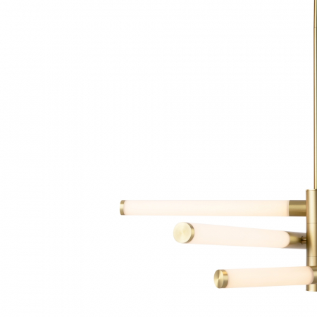 Lustra LED AXIS, alb/auriu, 28W, 3000K, diametru 72.5 cm - MAYTONI [1]