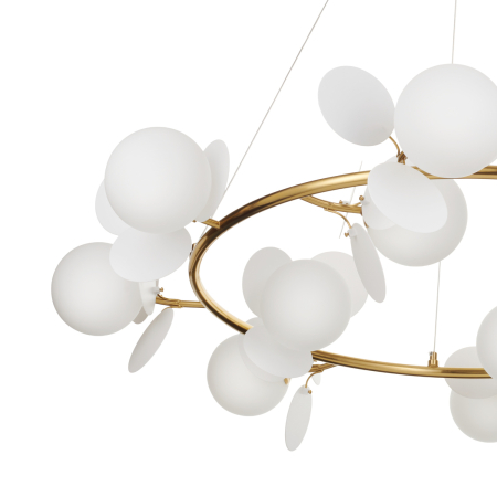 Lustră suspendată CHIC, alb/auriu, 105 cm - STEP INTO DESIGN [7]