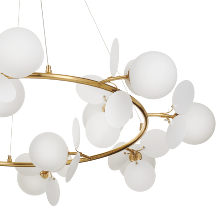 Lustră suspendată CHIC, alb/auriu, 105 cm - STEP INTO DESIGN [8]
