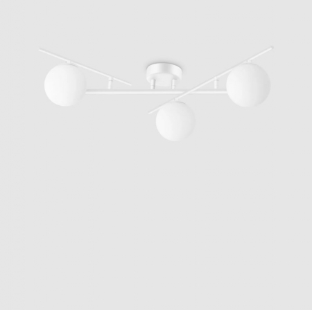 Lustra tip plafoniera ATLAS, negru/alb, 3*G9, lungime 50 cm - IDEAL LUX [1]