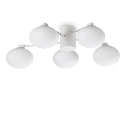 PROMOTII - Lustra tip plafoniera HERMES V, alb, 5*G9, diametru 60 cm - IDEAL LUX