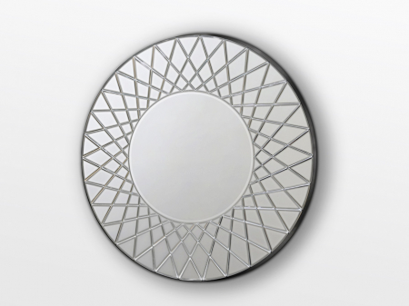 Oglinda decorativa rotunda LENNON, detalii fazetate, diametru 130 cm - SCHULLER [3]