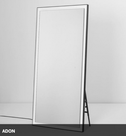Oglinda dreptunghiulara LED ADON, iluminare frontala, 1012 lm, IP44, intrerupator touch, 150*75 cm - NOVA LUCE [1]